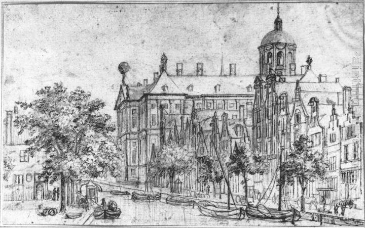 Amsterdam, the Nieuwezijds near the Bloemmarkt